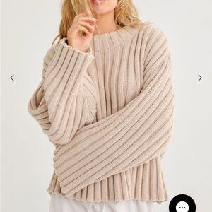 Rumored Greenwich Sweater in Sand